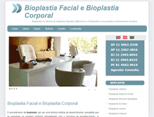 Tablet Screenshot of bioplastia.med.br